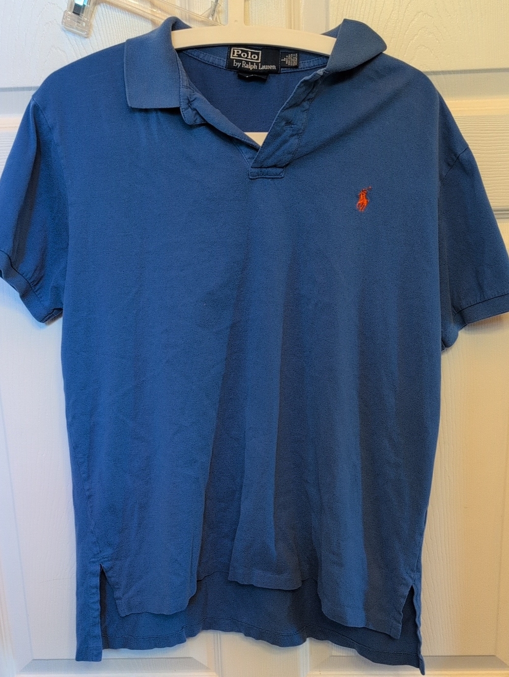 Polo by Ralph Lauren Royal Blue Short-Sleeve Polo with Orange Pony